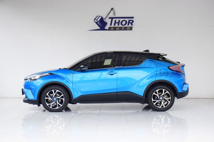 Toyota C-HR 2019 1.8 Hybrid Hi Utility-car ไฮบริด เกียร์อัตโนมัติ น้ำเงิน รูปที่ 3