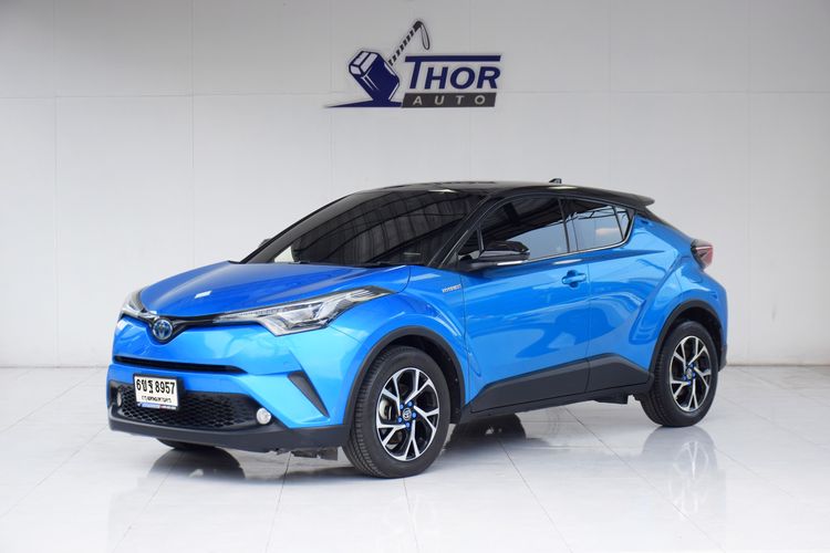 Toyota C-HR 2019 1.8 Hybrid Hi Utility-car ไฮบริด เกียร์อัตโนมัติ น้ำเงิน