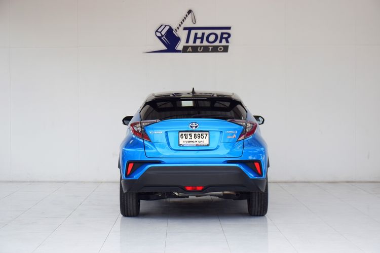 Toyota C-HR 2019 1.8 Hybrid Hi Utility-car ไฮบริด เกียร์อัตโนมัติ น้ำเงิน รูปที่ 4