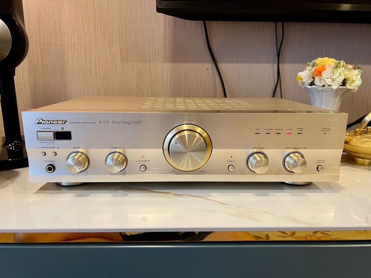  Pioneer  Stereo Amplifier A-D3 สภาพสวย เสียงดีมาก เครื่องนำเข้าญี่ปุ่น รูปที่ 4