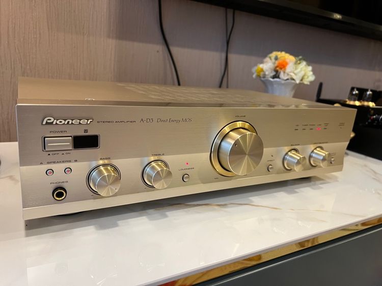 Pioneer  Stereo Amplifier A-D3 สภาพสวย เสียงดีมาก เครื่องนำเข้าญี่ปุ่น รูปที่ 3