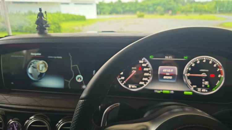 Mercedes-Benz S-Class 2016 S500 Sedan ปลั๊กอินไฮบริด (PHEV) ไม่ติดแก๊ส เกียร์อัตโนมัติ ดำ รูปที่ 2