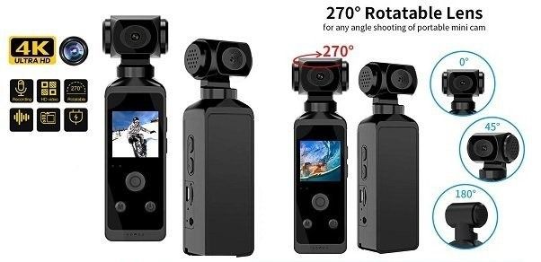 กล้องพกพา DJ Cam 4K WIFI แอ็กชันสปอร์ต สินค้าใหม่