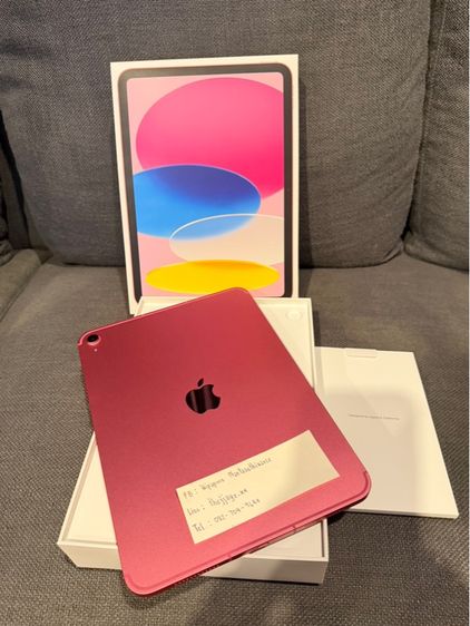 iPad (A16) Wi-Fi Cellular 256GB สีชมพู รูปที่ 3