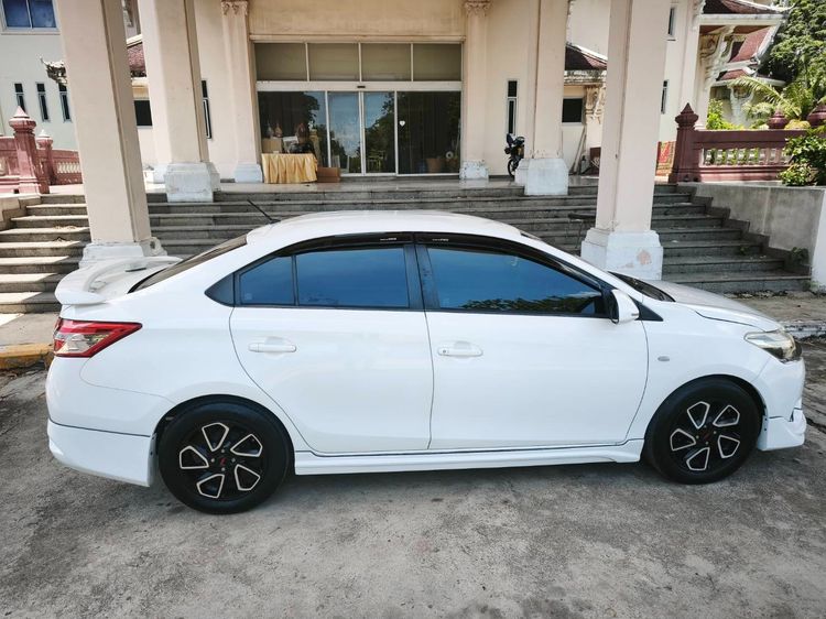Toyota Vios 2014 1.5 J Sedan เบนซิน ไม่ติดแก๊ส เกียร์อัตโนมัติ ขาว รูปที่ 4