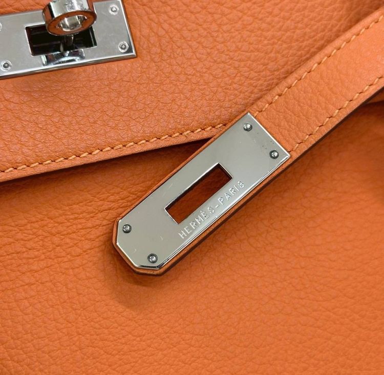 Hermes Kelly32 orange Stamp 0 รูปที่ 8