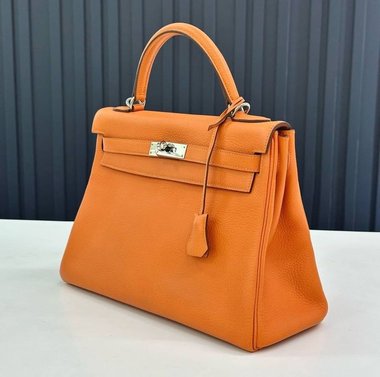 Hermes Kelly32 orange Stamp 0 รูปที่ 4