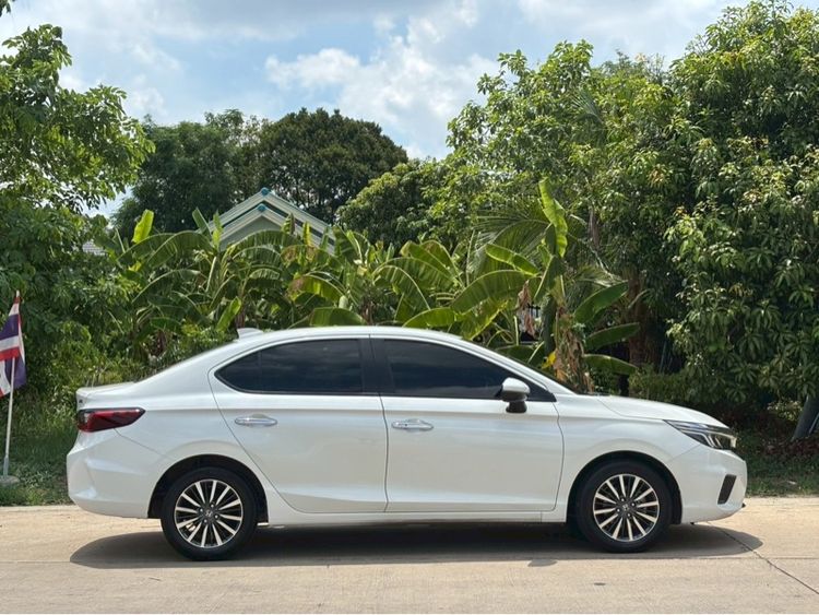 Honda City 2020 1.0 S Sedan เบนซิน ไม่ติดแก๊ส เกียร์อัตโนมัติ ขาว รูปที่ 4