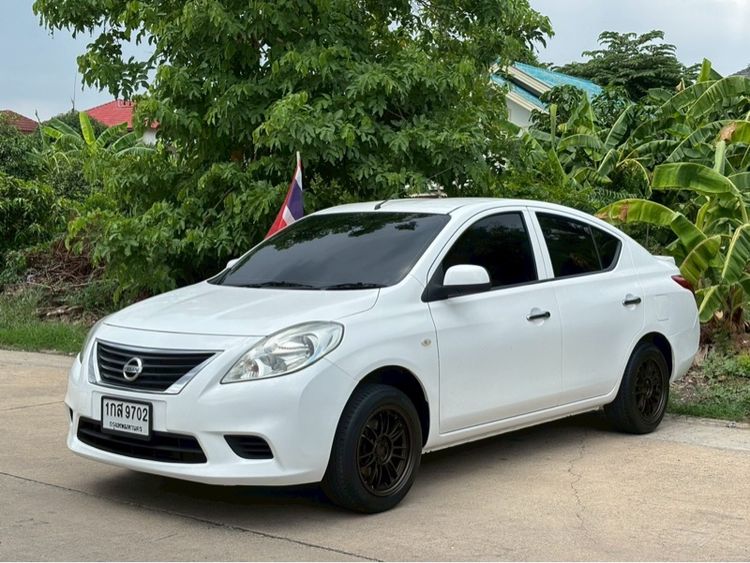 Nissan Almera 2013 1.2 EL Sedan เบนซิน ไม่ติดแก๊ส เกียร์อัตโนมัติ ขาว รูปที่ 2