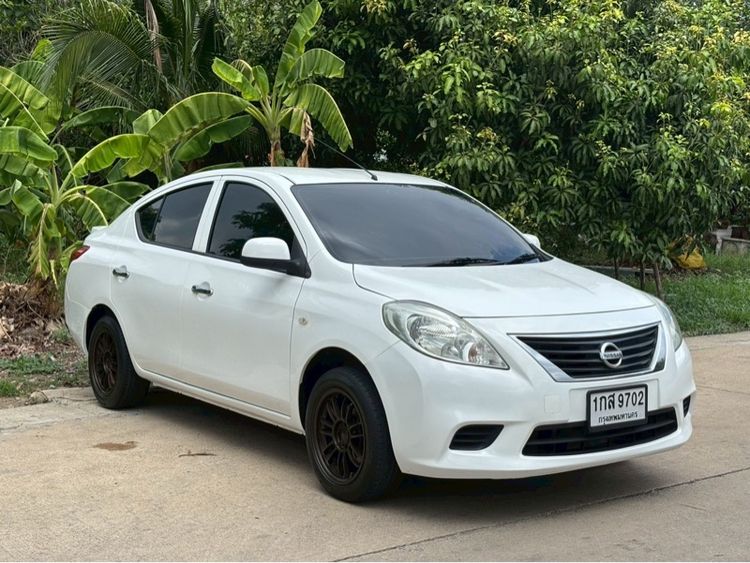Nissan Almera 2013 1.2 EL Sedan เบนซิน ไม่ติดแก๊ส เกียร์อัตโนมัติ ขาว รูปที่ 4