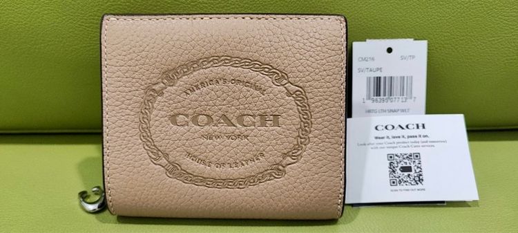 กระเป๋าสตางค์ใบสั้น Heritage Snap Wallet รูปที่ 2