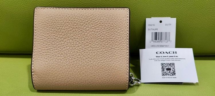 กระเป๋าสตางค์ใบสั้น Heritage Snap Wallet รูปที่ 3