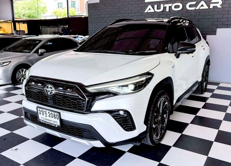 รถ Toyota Corolla Cross 1.8 HEV GR Sport สี ขาว