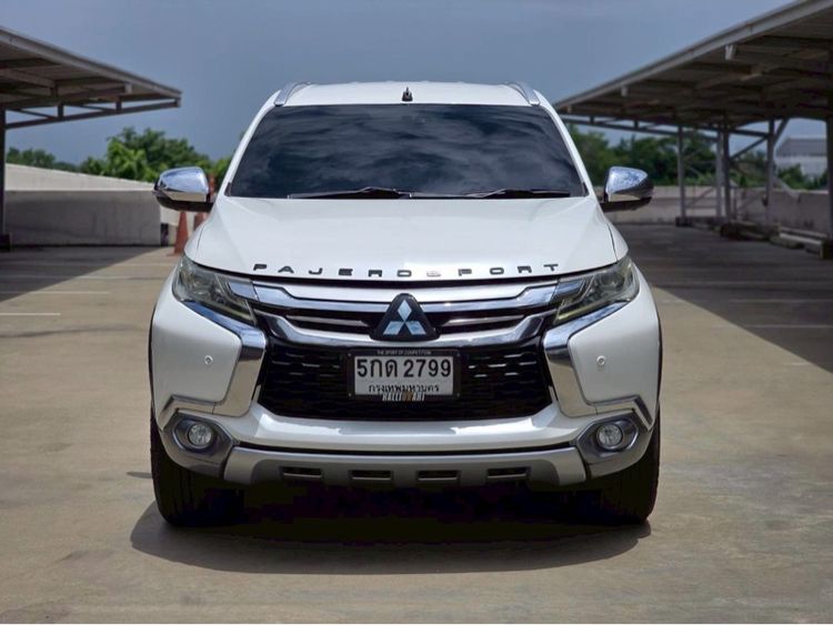 Mitsubishi Pajero Sport 2016 2.4 GT Premium Utility-car ดีเซล ไม่ติดแก๊ส เกียร์อัตโนมัติ ขาว