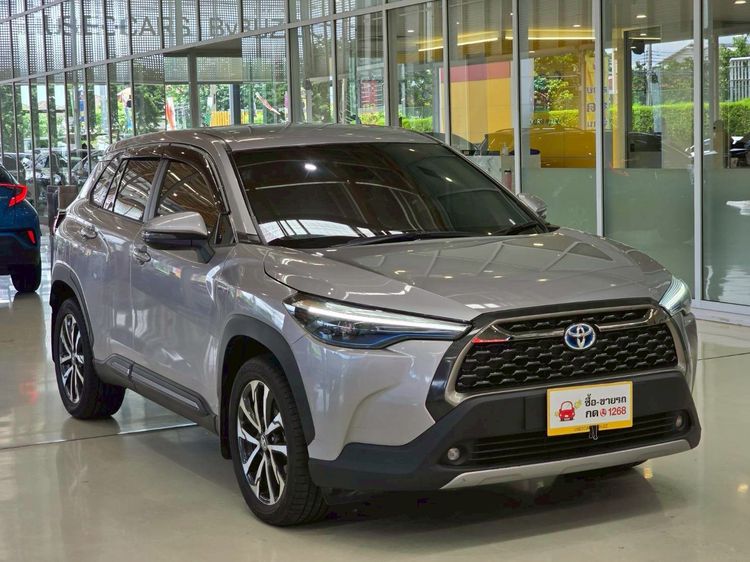 Toyota Corolla Cross 2020 1.8 HEV Premium Utility-car ไฮบริด ไม่ติดแก๊ส เกียร์อัตโนมัติ เทา รูปที่ 3