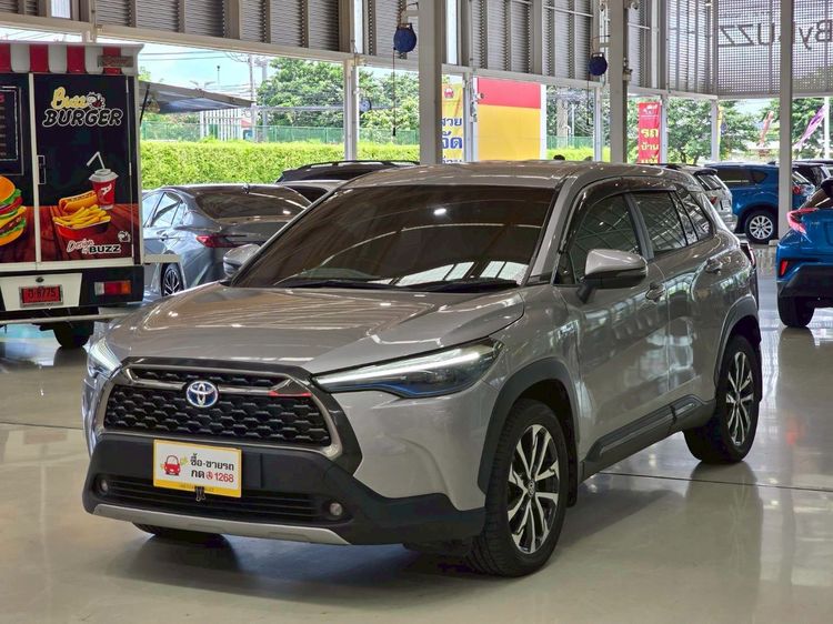 รถ Toyota Corolla Cross 1.8 HEV Premium สี เทา