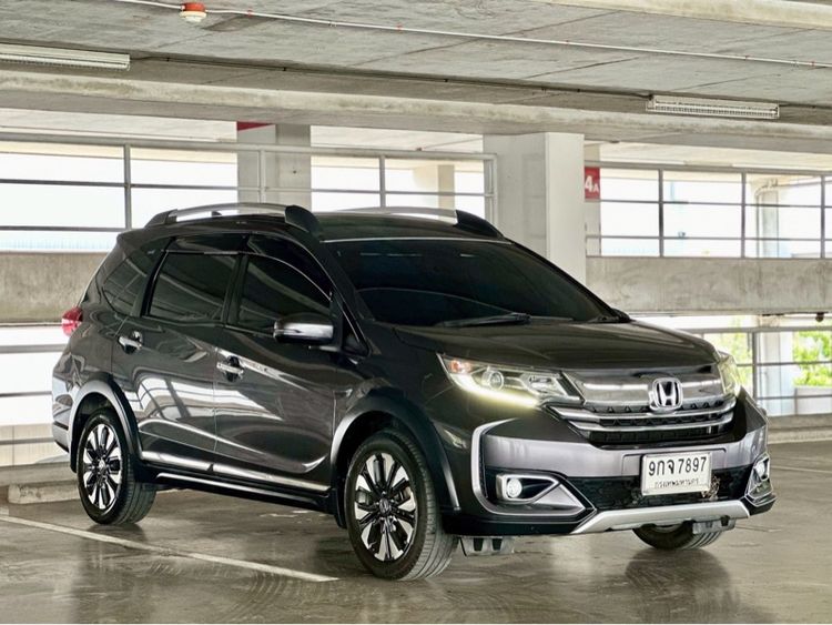 Honda BR-V 2019 1.5 SV Utility-car เบนซิน ไม่ติดแก๊ส เกียร์อัตโนมัติ เทา รูปที่ 2