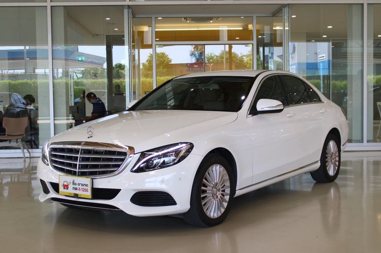 รถ Mercedes-Benz C-Class C300 2.2 BlueTEC Hybrid AMG Dynamic สี ขาว