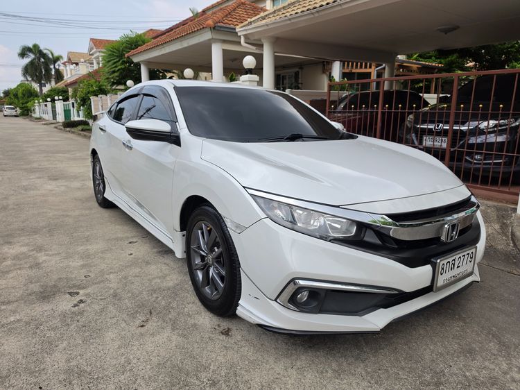 Honda Civic 2019 1.8 EL i-VTEC Sedan เบนซิน ไม่ติดแก๊ส เกียร์อัตโนมัติ ขาว รูปที่ 3