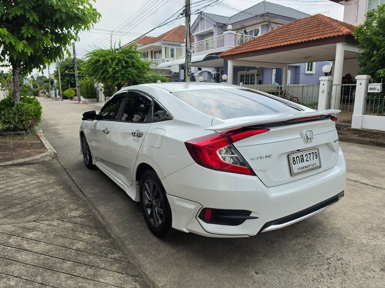 Honda Civic 2019 1.8 EL i-VTEC Sedan เบนซิน ไม่ติดแก๊ส เกียร์อัตโนมัติ ขาว รูปที่ 4