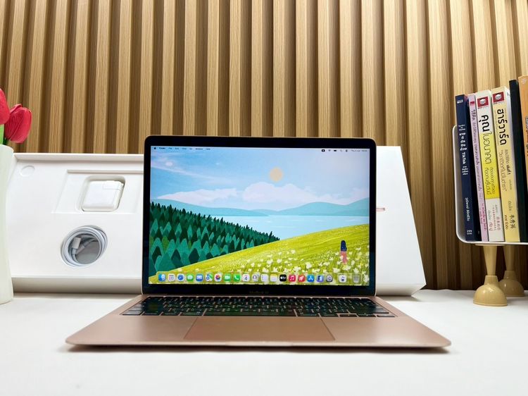Apple แมค โอเอส 8 กิกะไบต์ อื่นๆ ไม่ใช่ MacBook Air 13.3-inch M1,2020 Ram8GB SSD256GB Gold