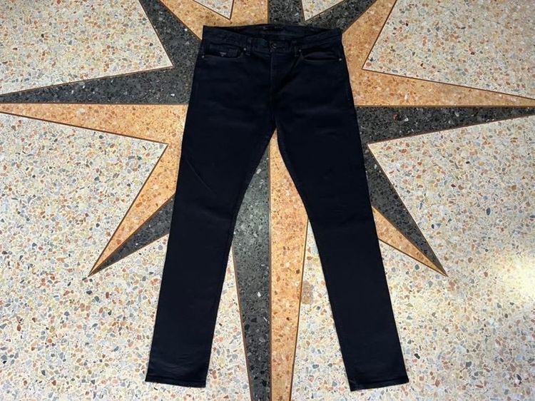 ดำ ยีนส์ 📌GUESS👖 -Super black. เอว 35-36