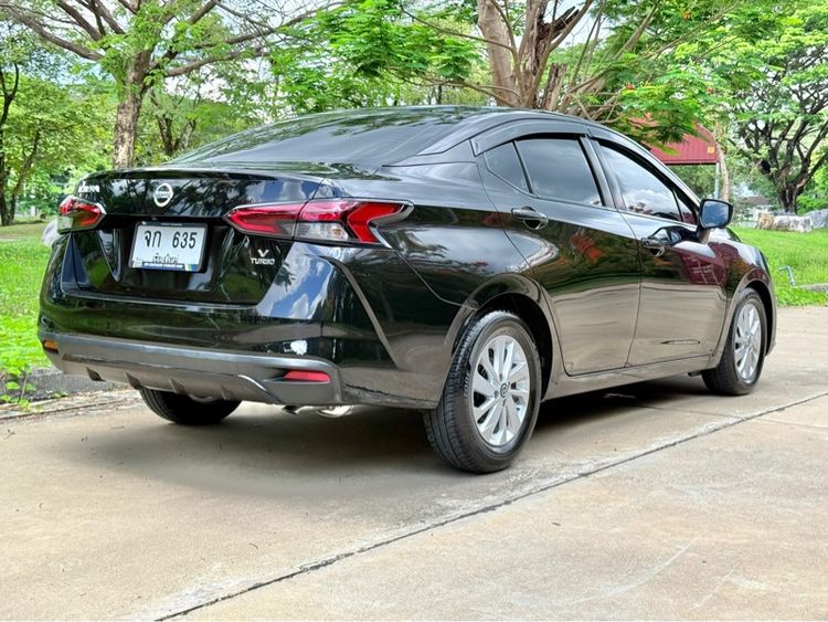 Nissan Almera 2021 1.0L Turbo V CVT Sedan เบนซิน เกียร์อัตโนมัติ ดำ รูปที่ 4