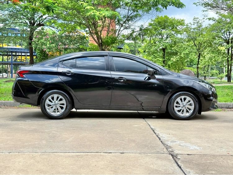 Nissan Almera 2021 1.0L Turbo V CVT Sedan เบนซิน เกียร์อัตโนมัติ ดำ รูปที่ 3