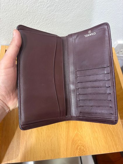 กระเป๋า Chanel Bi-Fold Long Wallet Quilted Lambskin Black รูปที่ 5