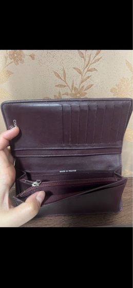 กระเป๋า Chanel Bi-Fold Long Wallet Quilted Lambskin Black รูปที่ 7