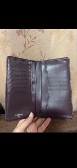 กระเป๋า Chanel Bi-Fold Long Wallet Quilted Lambskin Black รูปที่ 8