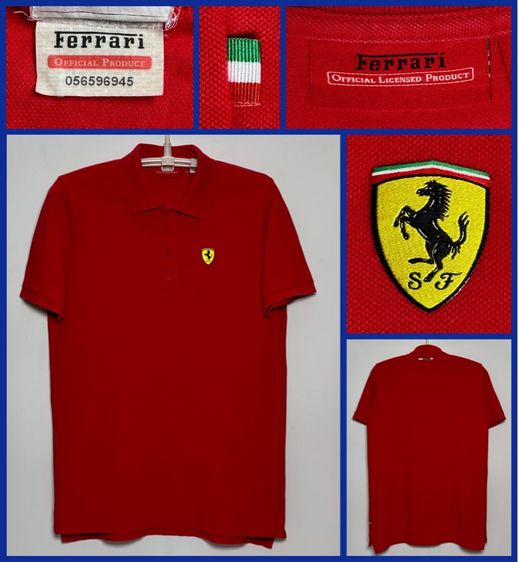 เสื้อโปโล FERRARI ของแท้ Official Product มี Series No