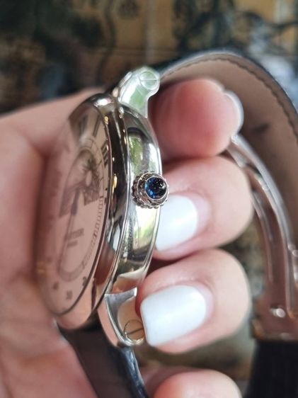 🎁🧸Cartier CPCP Rotonde Ref. 27831 “Jour et Nuit” ตัวเรือน White Gold 18K พร้อมฝังอัญมณี (Gem-set Case) รุ่นสะสมระดับ 
