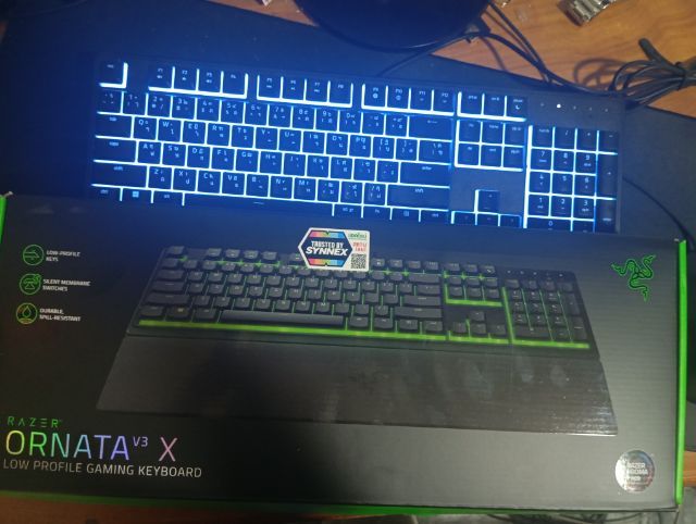 Razer Ornata V3 TH ประกัน Synnex  สภาพสวย 999 บาท รูปที่ 2