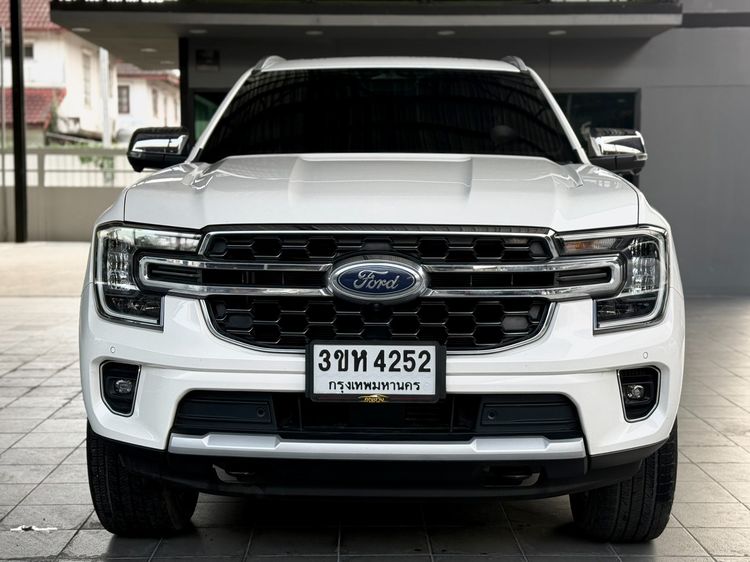 Ford Everest 2023 2.0 Titanium Plus Utility-car ดีเซล ไม่ติดแก๊ส เกียร์อัตโนมัติ ขาว รูปที่ 2