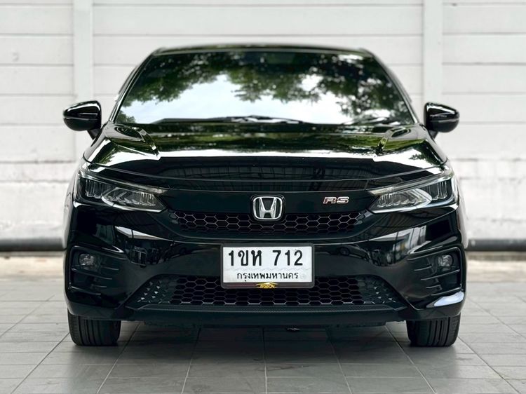 Honda City 2021 1.0 RS Sedan เบนซิน ไม่ติดแก๊ส เกียร์อัตโนมัติ ดำ รูปที่ 2