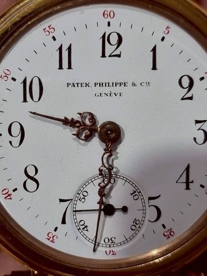 Patek Philippe Antique Pocket Watch (circa 1891)
นาฬิกาพกโบราณแท้จาก Patek Philippe
ผลิตปลายศตวรรษที่ 1 รูปที่ 6