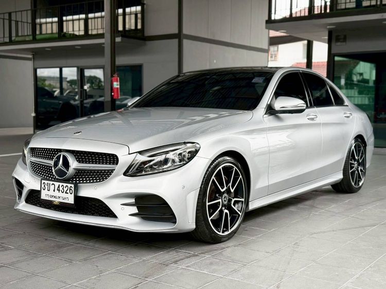 Mercedes-Benz C-Class 2019 C220 Sedan ดีเซล ไม่ติดแก๊ส เกียร์อัตโนมัติ เทา