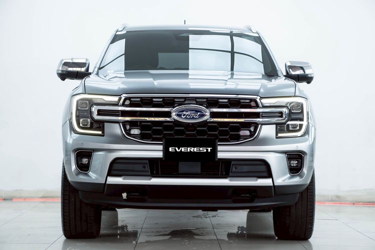 Ford Everest 2023 2.0 Bi-Turbo Titanium+ 4WD Utility-car ดีเซล ไม่ติดแก๊ส เกียร์อัตโนมัติ เทา รูปที่ 4