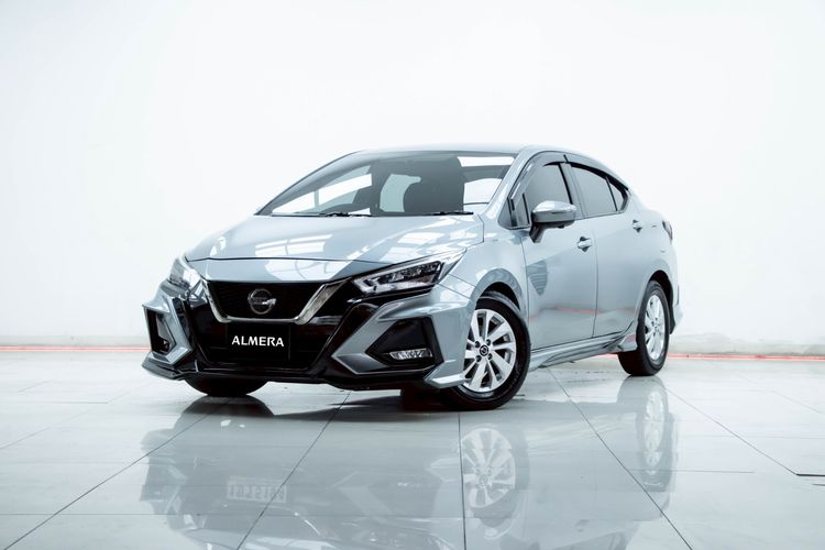 รถ Nissan Almera 1.0 V สี เทา