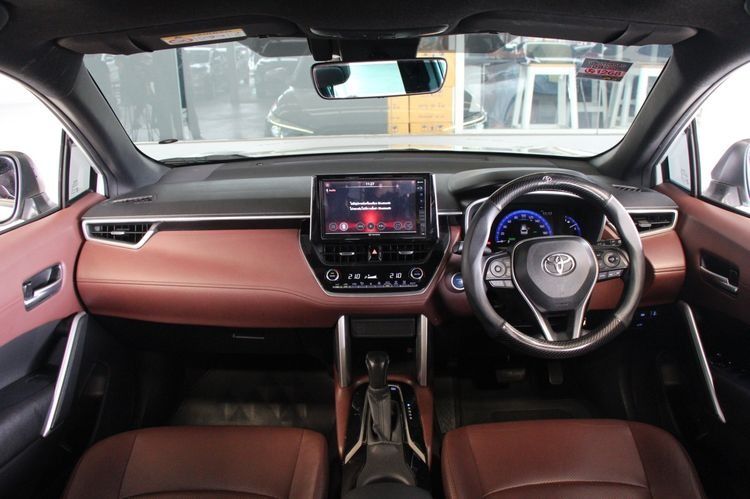 Toyota Corolla Cross 2020 1.8 Hybrid Premium Safety Utility-car ไฮบริด ไม่ติดแก๊ส เกียร์อัตโนมัติ ขาว รูปที่ 3