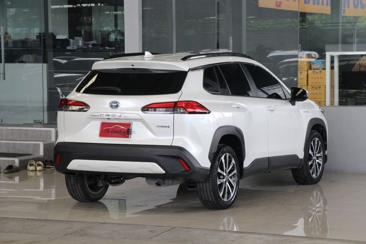 Toyota Corolla Cross 2020 1.8 Hybrid Premium Safety Utility-car ไฮบริด ไม่ติดแก๊ส เกียร์อัตโนมัติ ขาว รูปที่ 2