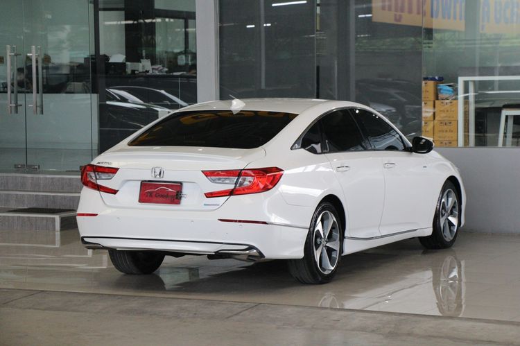Honda Accord 2020 2.0 Hybrid Tech Sedan ไฮบริด ไม่ติดแก๊ส เกียร์อัตโนมัติ ขาว รูปที่ 2