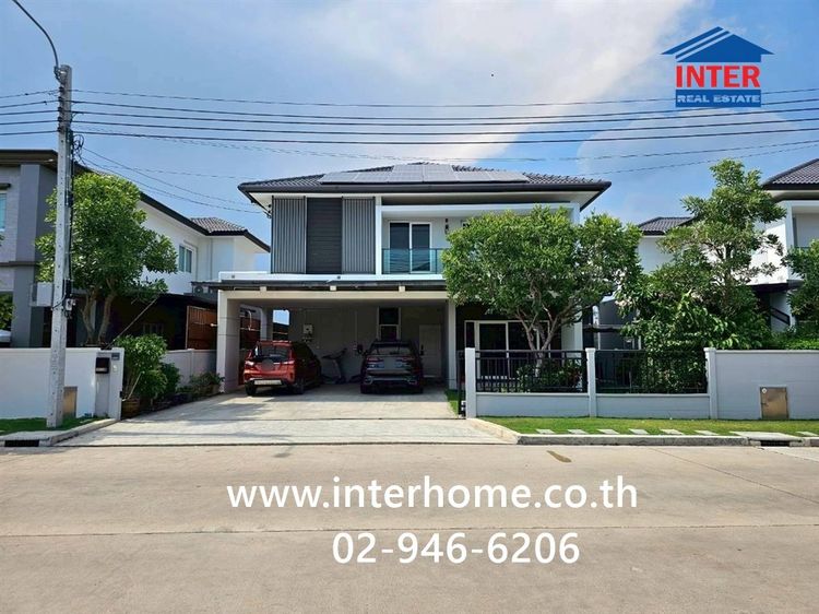 บ้านเดี่ยว 2 ชั้น 77.5 ตร.ว. หมู่บ้านเซนโทร บางนา–ศรีนครินทร์ ใกล้โรงเรียนนานาชาติสิงคโปร์สุวรรณภูมิ SISB ถนนบัวนครินทร์ ถนนหนามแดง–บางพลี 
