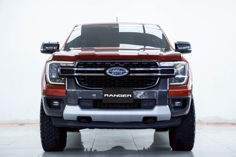 Ford Ranger 2022 2.0 Hi-Rider Sport Pickup ดีเซล ไม่ติดแก๊ส เกียร์อัตโนมัติ ส้ม รูปที่ 4