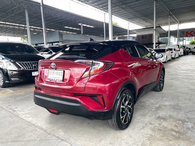 Toyota C-HR 2019 1.8 HV Hi Utility-car ไฮบริด เกียร์อัตโนมัติ แดง รูปที่ 4