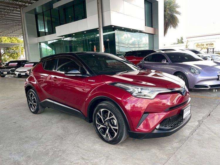 Toyota C-HR 2019 1.8 HV Hi Utility-car ไฮบริด เกียร์อัตโนมัติ แดง รูปที่ 3