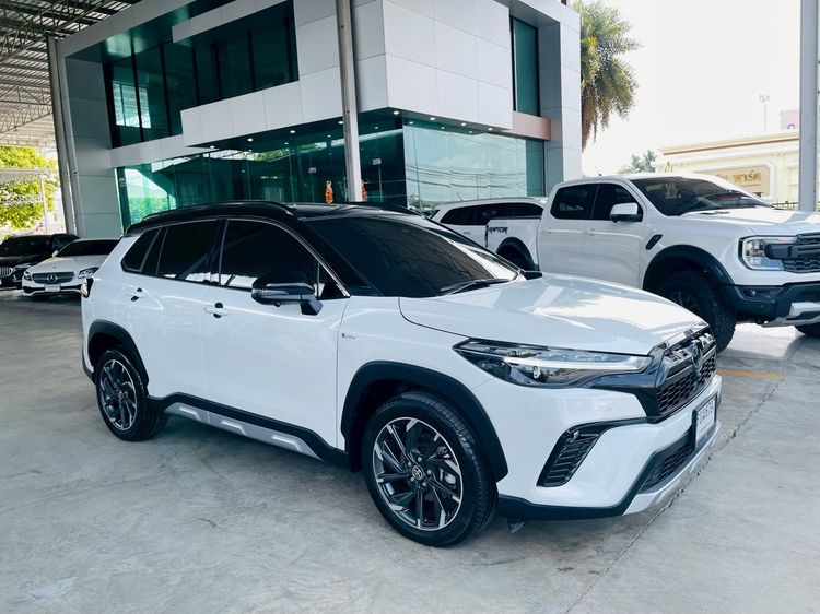 Toyota Corolla Cross 2025 1.8 HEV GR Sport Utility-car ไฮบริด เกียร์อัตโนมัติ ขาว รูปที่ 2