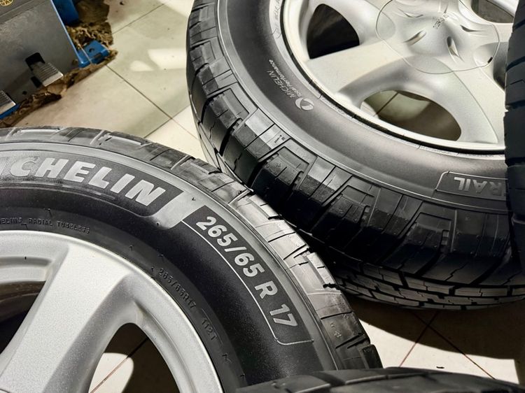 ล้อแม็กISUZUขอบ17 พร้อมยางมิลลีน265 65 17 ปี23 ครบชุด รูปที่ 4