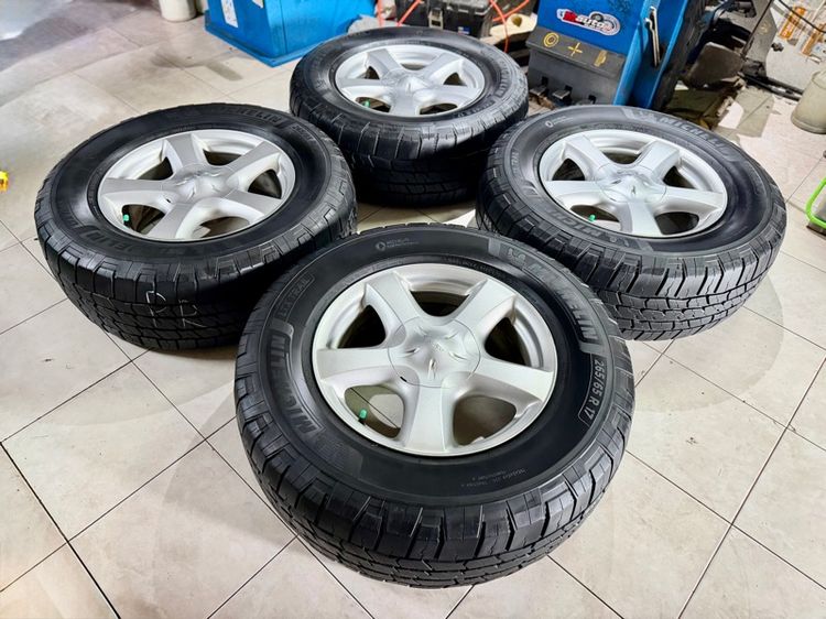 ล้อแม็กISUZUขอบ17 พร้อมยางมิลลีน265 65 17 ปี23 ครบชุด รูปที่ 10